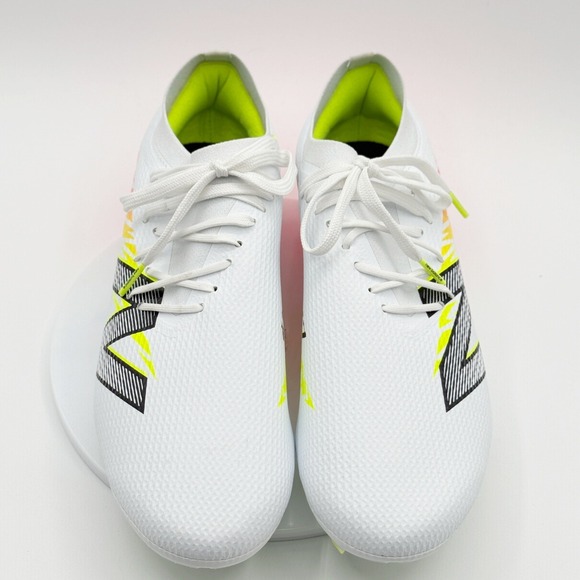 New Balance Furon V8 Pro FG Soccer Cleat Men Size 10.5 SF2FIB8‎ White/Solar NEW